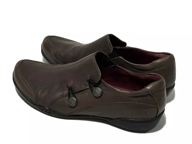 Taos Encore Leather Slip On Flat Loafers Shoes Size 8 M