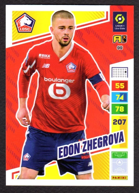Carte Adrenalyn Signée OGCN Nice - Joueur Pejcinovic - Collection Ligue 1