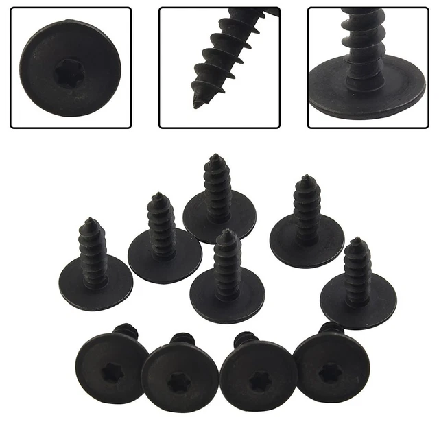 `10 pz. viti Torx paraurti targa motore copertura vassoio clip fissaggio