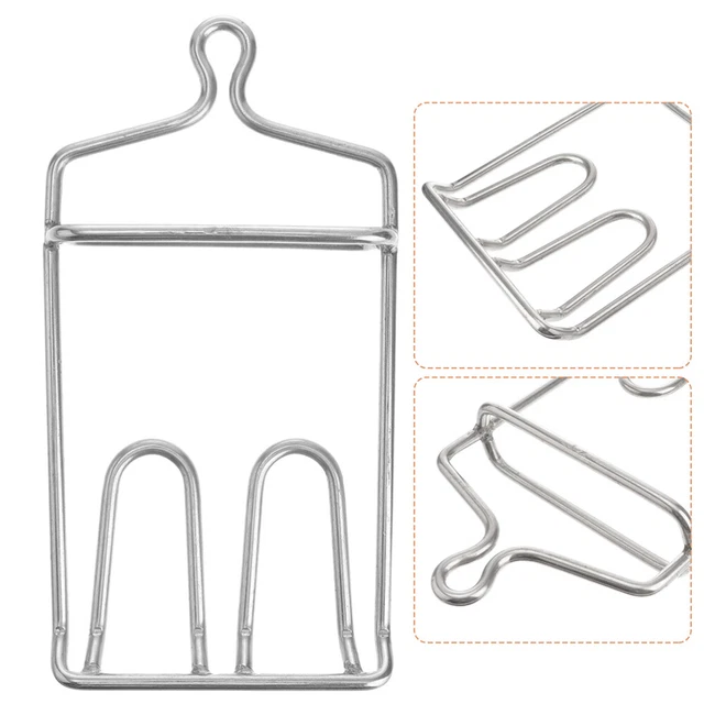 2 Pcs Bacon Hanger Smoker Rib Hooks Slaughter for Kitchen Utensils Ham