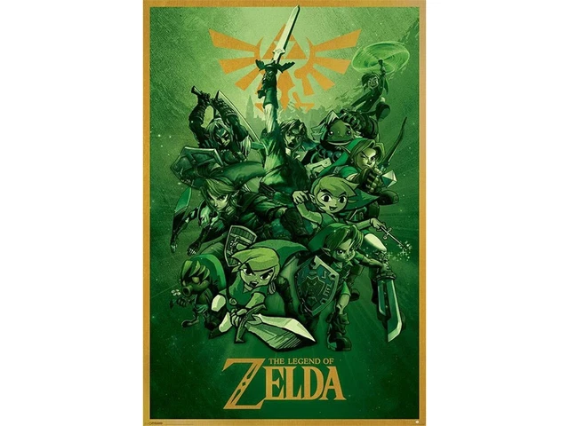 Link Rection Poster POSTER - THE Legend of Zelda - Link - 61 x 91 cm - Pyramid ...
