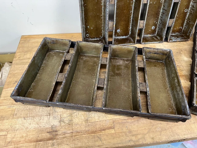 4 Strap Bread Pan - 3qty - 12" x 4-1/4"