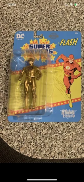DC Super Powers GOLD EDITION Flash 40TH Anniversary Edition McFarlane Toys