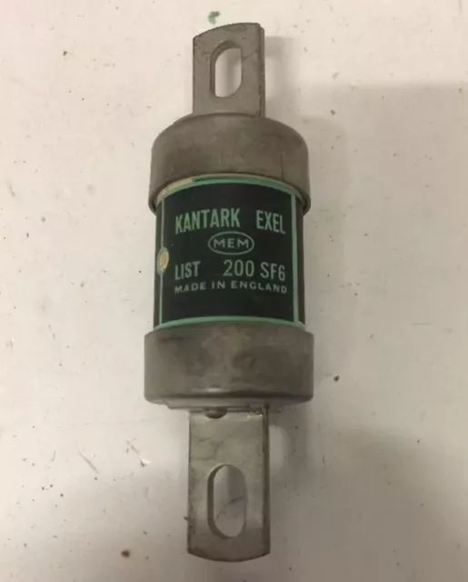 MEM KANTARK 200A FUSE HRC Industrial Fuse Link 200 Amp-EXEL 200 SF6 WAS 200 SCC