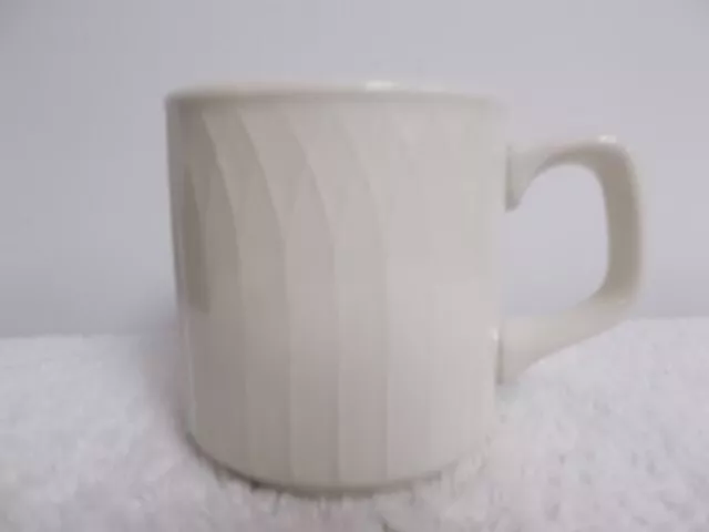 Vintage HLC Homer Laughlin Ivory White Gothic Coffee Tea Cup Mug