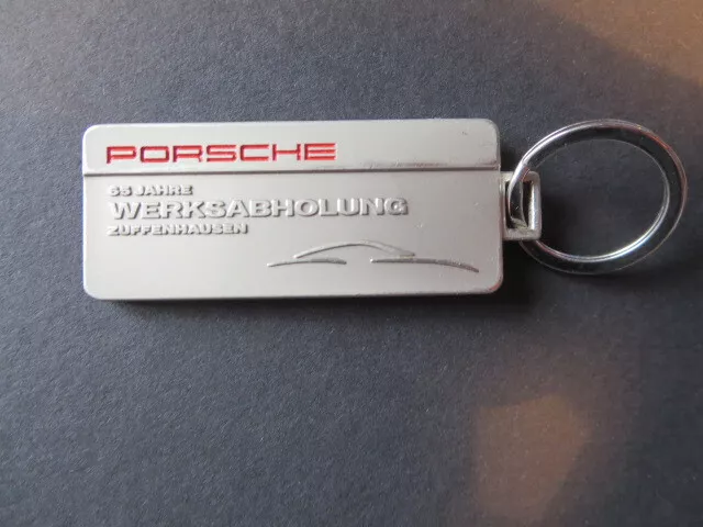 orig.Porsche Schlüsselanhänger "Werksabholung 1950-2015" ,key chain,sehr selten