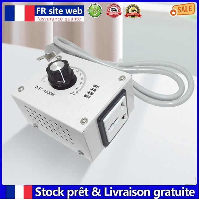 SCR Electric Voltage Regulator AC220V Motor Speed Controller Switch 4000W fr