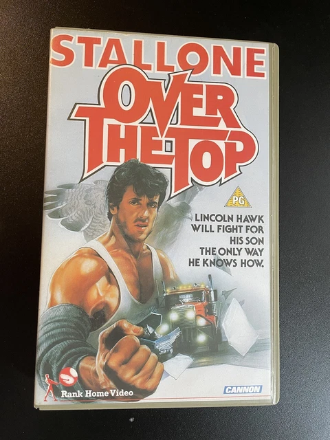 OVER THE TOP (VHS) 1987 Vintage Rare Big Box, Sylvester Stallone, Cult ...