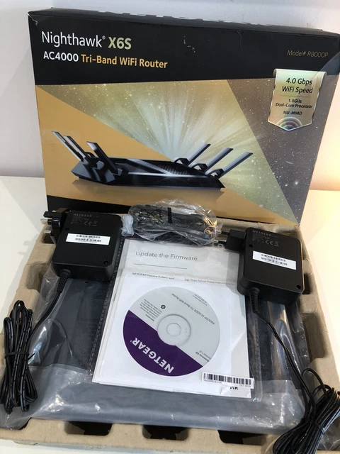 Nighthawk X6S AC4000 Tri-Band WiFi Router R8000P-BOXED 3