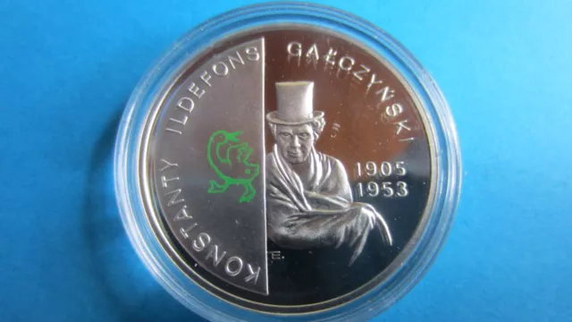 Poland Silver 10 Zloty 2005 Konstanty Ildefons IN Pp Encapsulated