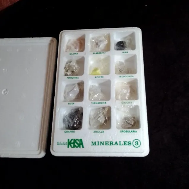 Coleccion 12 Minerales-Keisa