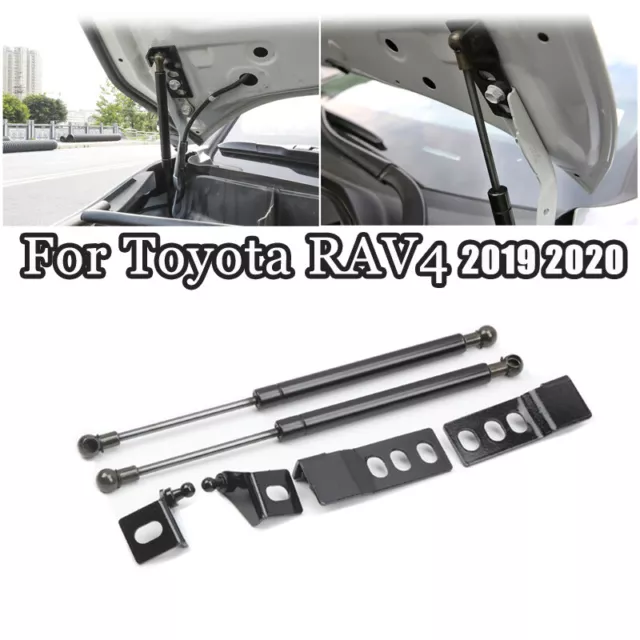 2Pcs Gas Front Hood Bonnet Lift Supports Struts Shocks Props For Toyota RAV4 19+