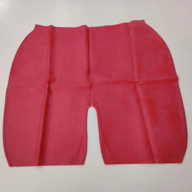 2. Pantaloni da ciclismo Wahl Latex aperti, rossi, taglia S, gomma, gomma, sexy