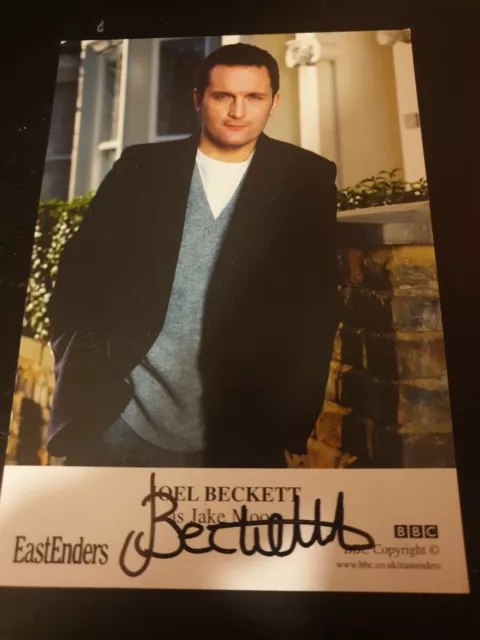 BBC EastEnders Jake Moon Hand Signed Cast Card Joel Beckett Autograph Card 1