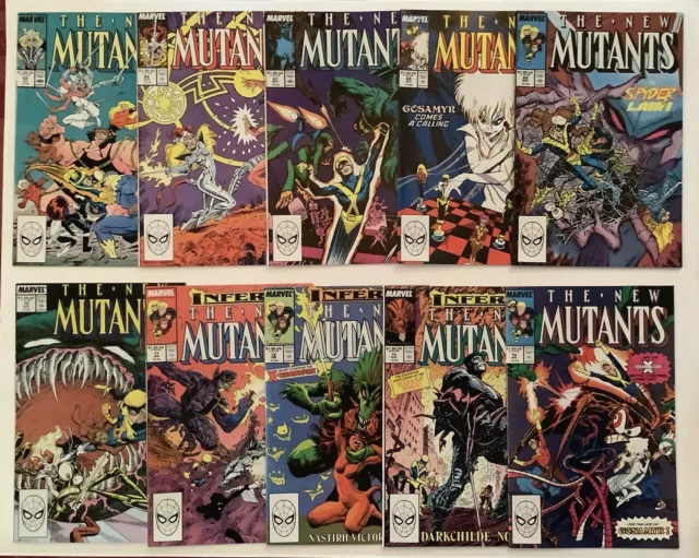 The New Mutants #65-74 ~ 1988 - 1989 Marvel ~ 10 Issue Run ~ High Grade! ~ Vf/Nm