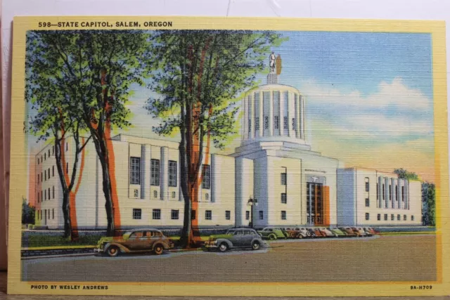 Oregon OR Salem State Capitol Postcard Old Vintage Card View Standard Souvenir