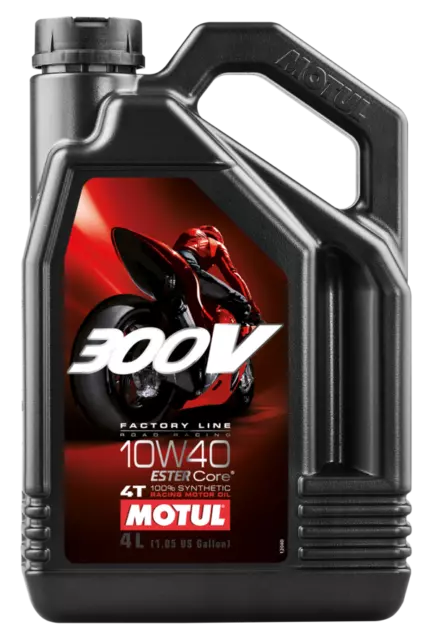 MOTUL Aceite lubricante 4T 300V FL ROAD RACING 10W40 4L