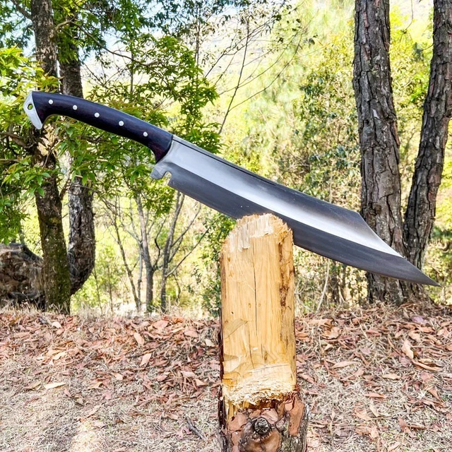 CUSTOM HANDMADE CARBON Steel Blade Survival Bowie Knife Hunting Knife
