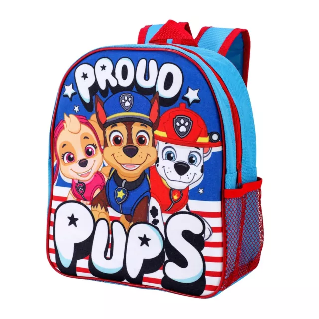 Kids Childrens Boys Girls Junior Paw Patrol Backpack School Lunch Bag Character