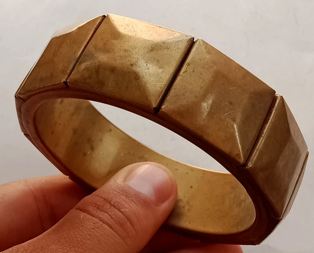 Very Old Rare Ancient Viking Bracelet Bronze Silver Artefact Authentic Amazing