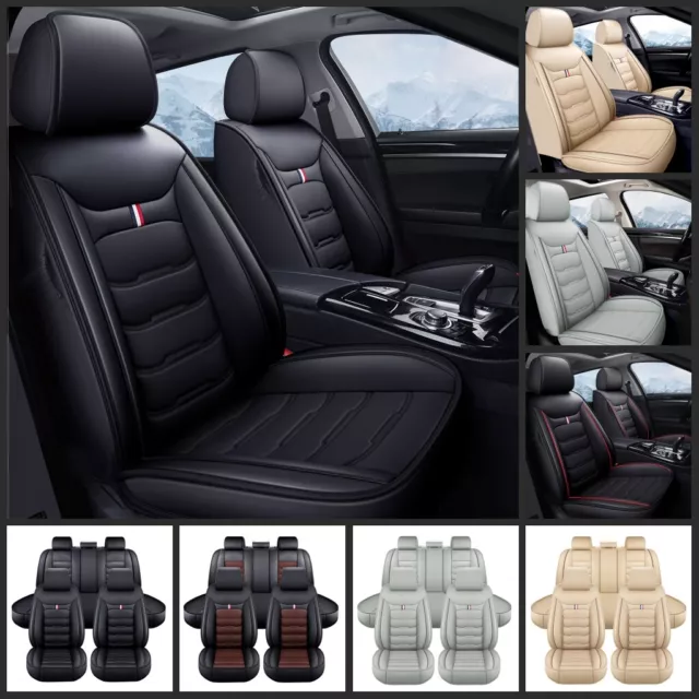 For Hyundai Tucson Accent Sonata Elantra Premium PU Leather Auto Car Seat Covers