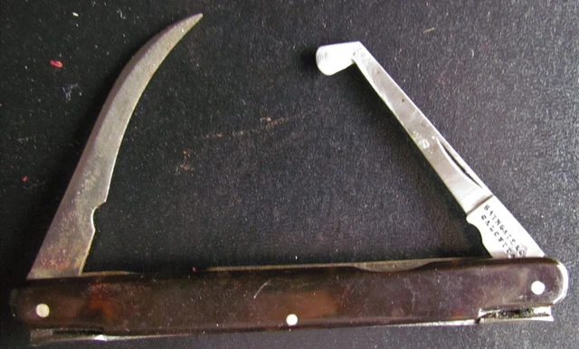 1800'S Doctor's Surgical Or Blood Letting Tool, Bathgate Co., Calcutta, As Found