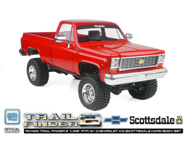 RC4WD Trail Finder 2 LWB Chevrolet K10 Scottsdale rot RC4ZRTR0066