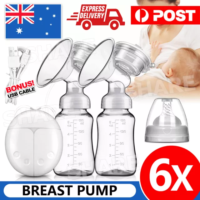 Electric Breast Pump Automatic Milk Suction Double Side Intelligent Baby Feeder