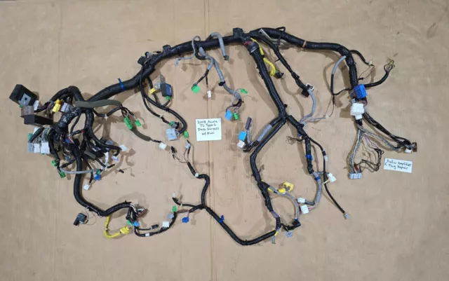 2008 Acura TL Type S Dashboard Instrument Wiring Harness W/ Navigation OEM