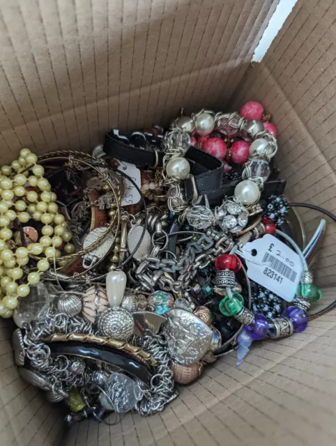 2kg Costume Jewellery Joblot Bundle Wear Resell Modern Vintage 3