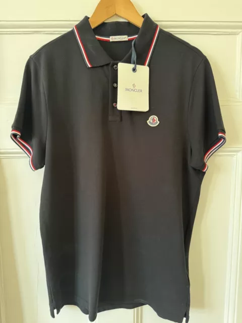 Authentic Moncler Mens Polo T-Shirt Size Large  RRP £265