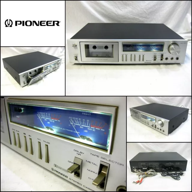 PIONEER CT-200 VU-Meter Stereo Cassette Deck (Made in Japan)