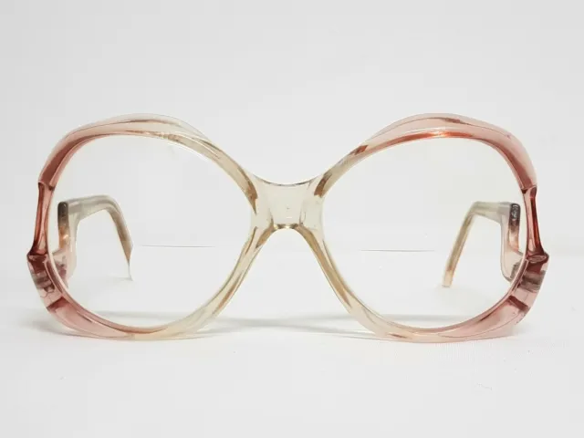 Vintage Rare WOMEN'S frames Diplomat upside down glasses drop arms huge bug Eye