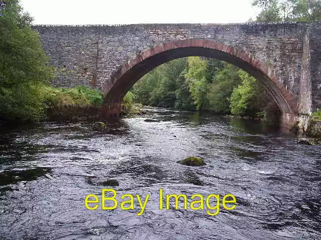 Photo 6x4 The Road Bridge that crosses the River Alness I hopped on to a  c2005