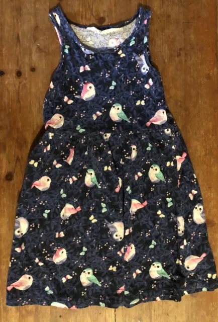 H&M Size 5-6 Girls Dress Birds