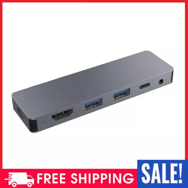 USB3.0 Expansion Dock Hub Type-C Small Docking Station Hub for Surface Pro X/9/8