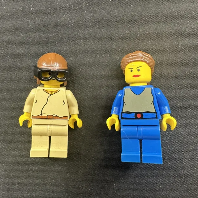 LEGO Star Wars Young Anakin Skywalker & Padme Minifigure Bundle Sets 7131 & 7141