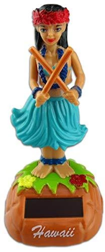 KC Hawaii Pilialoha Hula Dancer Solar Dashboard Doll
