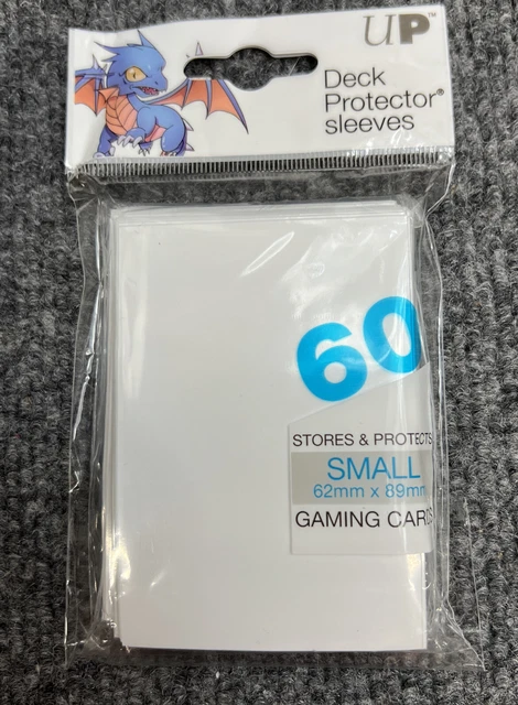 Oversized Card Sleeves Ultra Pro Solid White Card Sleeves 60 Count, Gloss Finish, Japanese Size (62x89mm) For Yu-Gi-Oh! TCG Card Sleeves 100 Oversized Card Sleeves Ultra Pro Solid White Card Sleeves 60 Count, Gloss Finish, Japanese Size (62x89mm) For Yu-Gi-Oh! TCG Card Sleeves 100