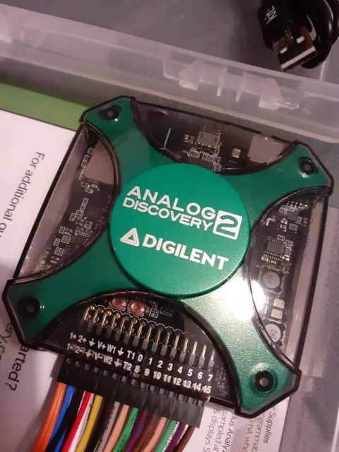 Digilent Analog Discovery 2 USB Oscilloscope, Logic Analyser, Waveform Generator