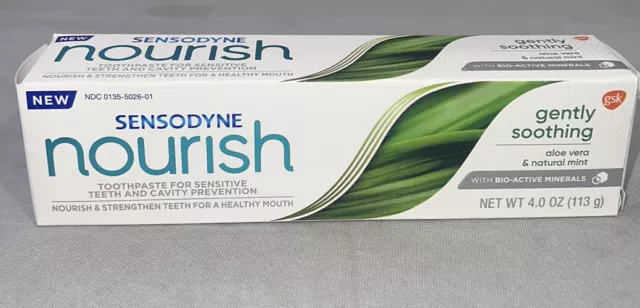 Pasta de dientes nutritiva Sensodyne paquete de 1 aloe calmante natural como nuevo VENCIMIENTO: 8/2023 NUEVO