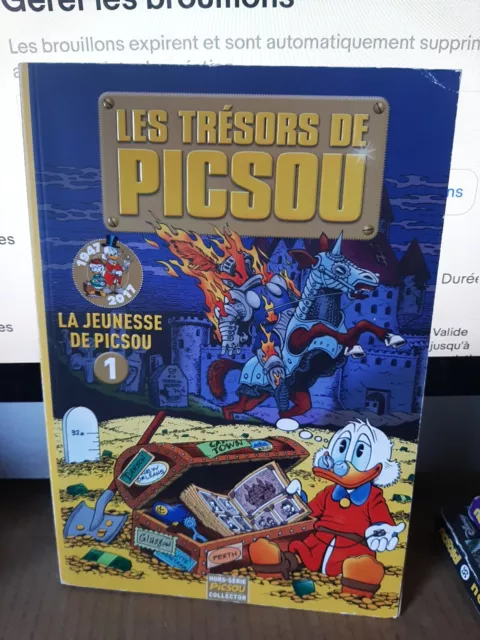 BD Album Les Trésors de Picsou Hors Serie La Jeunesse de Picsou n 1