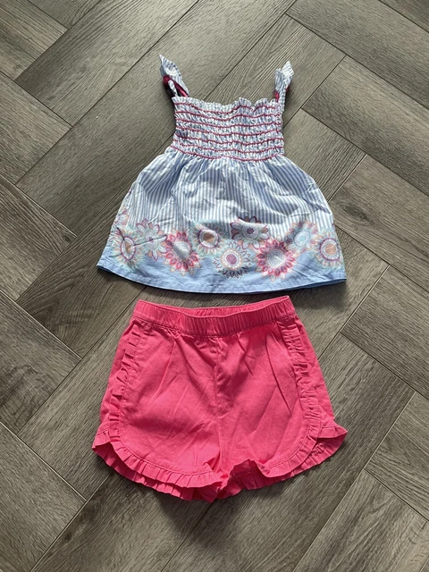 BNWT Girls Clothes Bundle Age 2-3 Primark George Dress Legging Shorts 6 Outfits 6
