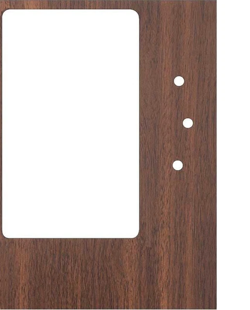 1968 Camaro 4 Speed Console Shifter Plate Walnut Grain Decal