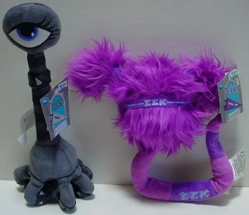 DISNEY PLUSH DONNA Soohoo Monsters University EEK Sorority Nancy