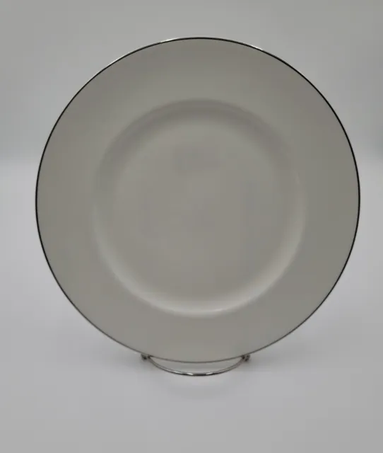 Crown Staffordshire Bone China Platinum Band 10.75" Dinner Plate Federated Store