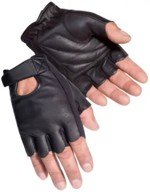 Tourmaster Select Fingerless 2.0 Motorcycle Gloves Small 8412020504