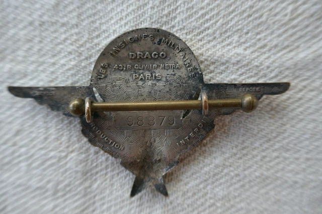 Ancien Insigne Pinback Permis De Pêche Pennsylvanie 1944 #177427