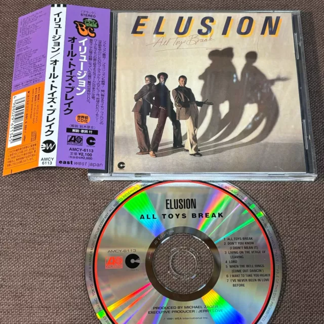 ELUSION All Toys Break CD AMCY-6113 w/ OBI + PS BOOKLET 2000 issue Free S&H /P&P