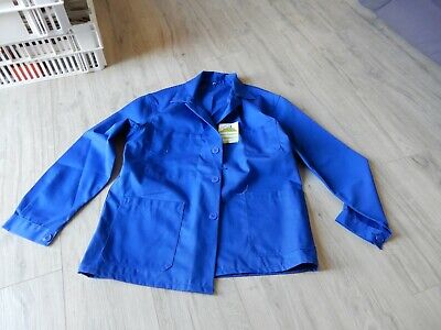 ancienne veste bleue de travail  le beau fort MOLESKINE Workwear jacket / 